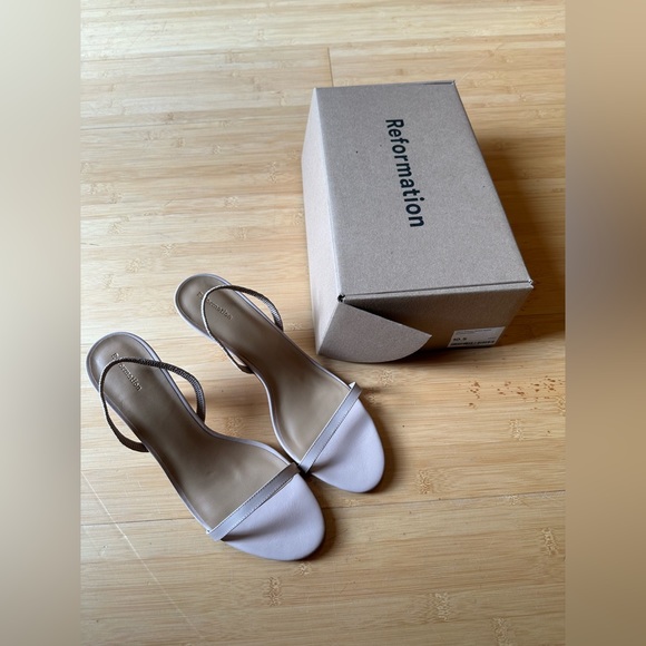 NWT Reformation Glena Strappy Heeled Sandal - Picture 5 of 10